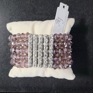 Rinstone and bead Bracelet.